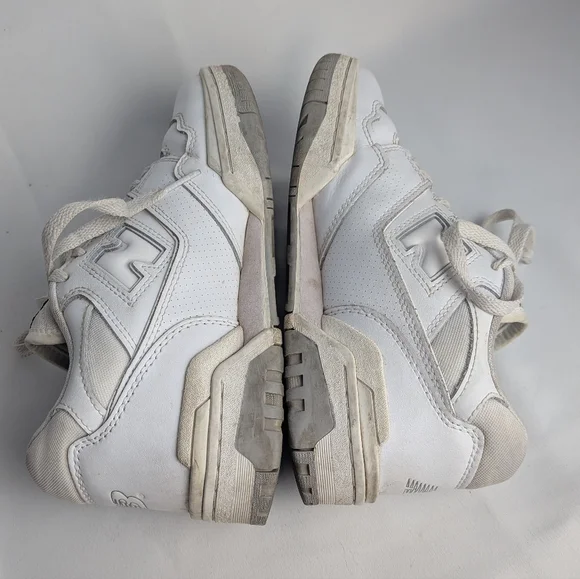 New Balance 550 White and silver BB550 sneakers Women Size 6 90' Style - Picture 10 of 13